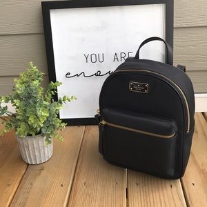 Kate Spade New York Black small backpack NWT